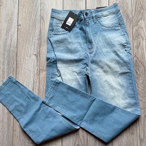 Fashion Nova Statuesque Booty Lifting Jeans - Light Blue Wash - 11
